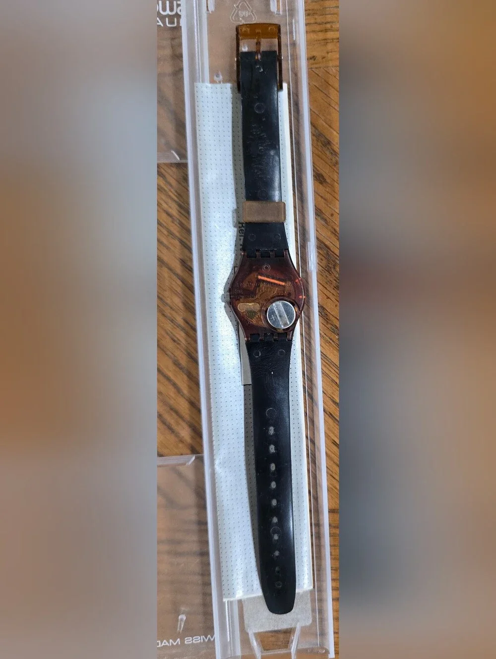 Swatch NOS 1990 'Short Wave' ladies watch